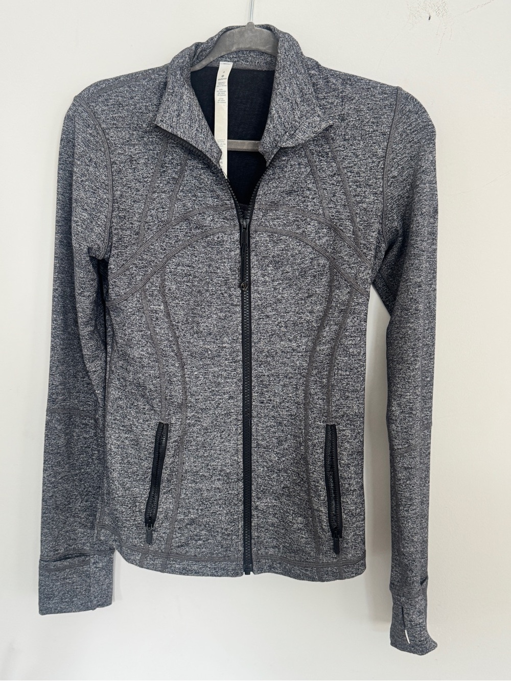 lululemon athletica Heathered Gray Full-Zip define  Jacket
